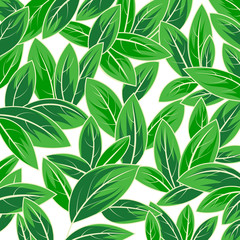 Naklejka na ściany i meble Beautiful leaf nature scene vector wallpaper backgrounds