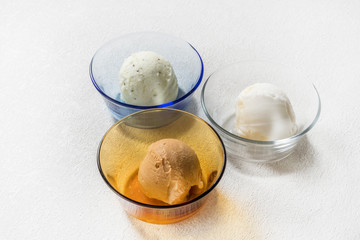 アイスクリーム　ジャラート　Delicious cold Italian ice cream