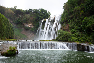 Fototapeta na wymiar huangguoshu waterfall in guizhou china