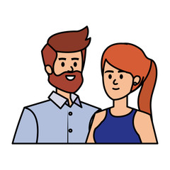 adults parents couple avatars characters