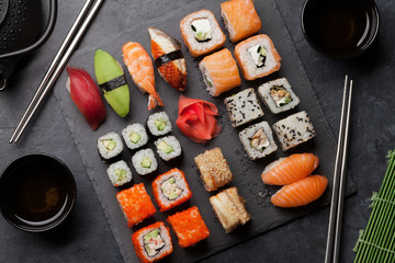 Japanese sushi set