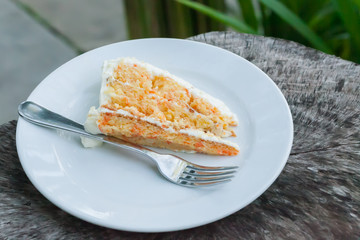  a slice of a wedding cake