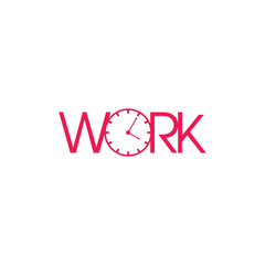 work time symbol vector