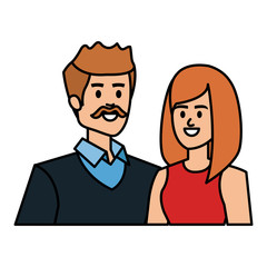 adults parents couple avatars characters