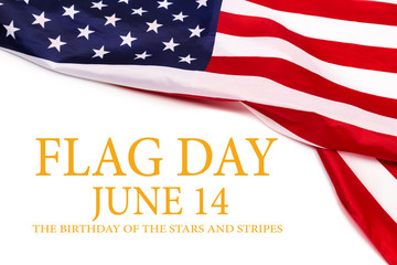 Fototapeta na wymiar Happy American Flag Day background .