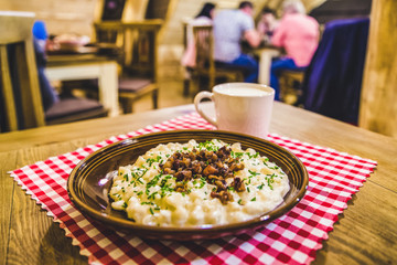 Bryndzove halusky - slovak national food