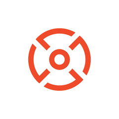 circle geometric arrow rotation vector