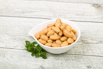 Baked white bean