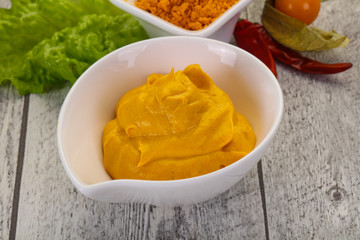 Curry sauce in the bowl