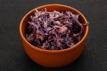 Cole slaw salad with cabbage