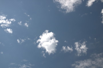 Cloud on background sky