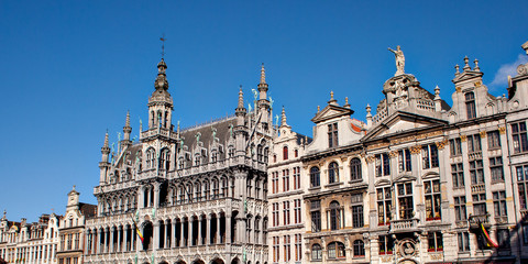 Fototapeta na wymiar Grand place of Brussels in Belgium