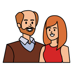 adults parents couple avatars characters