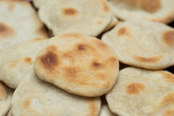 baked fritters closeup