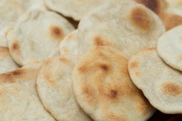 baked fritters closeup