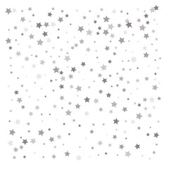 Random falling silver stars