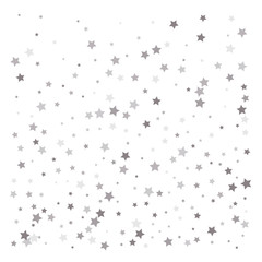 Random falling silver stars