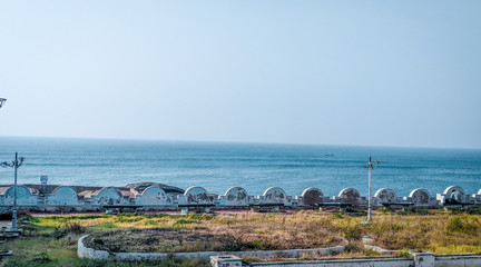 view of the sea and beach