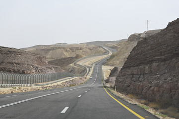 Route frontière Egypte Israel