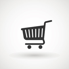 Shopping Cart Icon, flat design best vector icon.