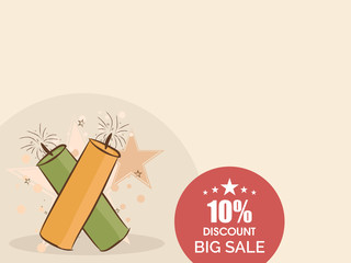 Sale and Discount banners for Diwali celebrations.