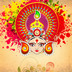 Happy Dussehra Concept.
