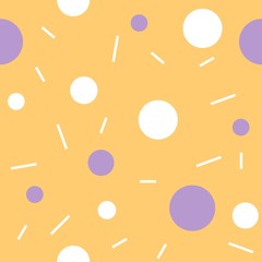 Memphis seamless pattern with Geometric element background