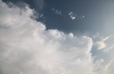 blue sky with clouds