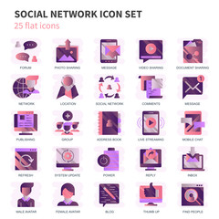 Internet marketing and social network icons set for website and mobile site and apps. Contains such Icons as Forum, Chat. 