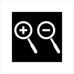 Magnifier Icon, Magnify Glass, Lens Icon
