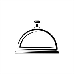 Hotel Bell Icon, Reception Bell