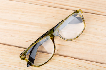 eyesight care concept eyeglasses close up