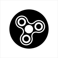 Fidget Spinner, Hand Spinner Toy Icon