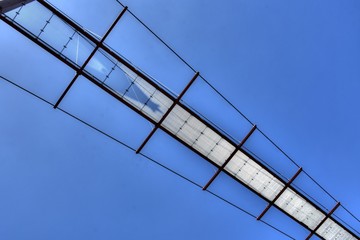 Saalbach-Hinterglemm, Salzburg, Pinzgau, Lengau, Kitzbühler Alpen, Glemmtal, Brücke, Metall,...