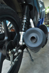 Equipment parts And various parts 4-stroke motorcycle.