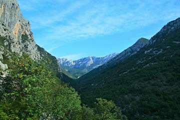 Croatia-view of a mountains in the Paklenica National Park
