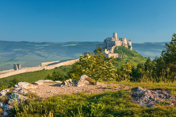 Fototapeta na wymiar Spis Castle and Spis Capitula, UNESCO heritage in Slovakia