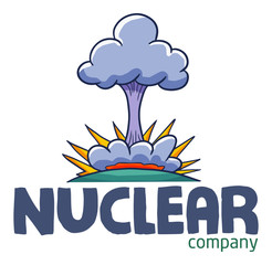 Cute and funny logo for nuclear company