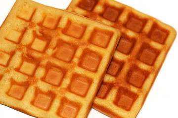 Sweet Homemade Belgian waffles