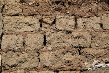 Texture of natural old rock wall for background