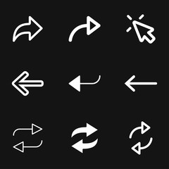 Arrows icon. Arrow for the website and app