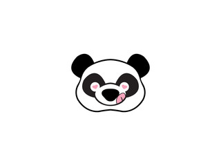 panda face vector