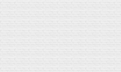 Modern white brick wall surface for background