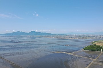 Country port town where fishing is flourishing