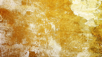 Old wall with peeling plaster vintage texture background.