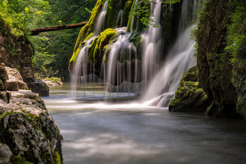 Long exposure image of Bigar Falls from Romania. This is considered one of the most beautiful waterfalls from the world