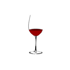 Calice di vino rosso vettoriale