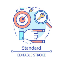 Standard concept icon
