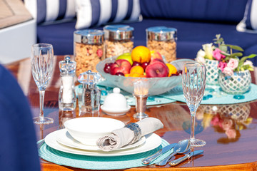 breakfast table