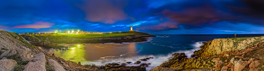 Tower of Hercules in A Coruna, Galicia, Spain.